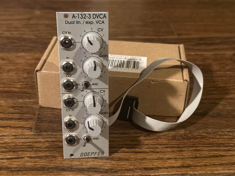 Doepfer A-132-3 DVCA DuaI Linear / Exponential VCA 2010s - Silver image 1