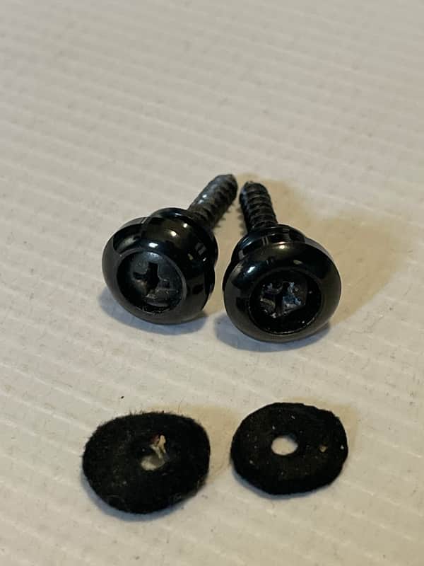 2000's Era Indonesian Ibanez RGR320EX RG & S Series Black Strap Buttons image 1