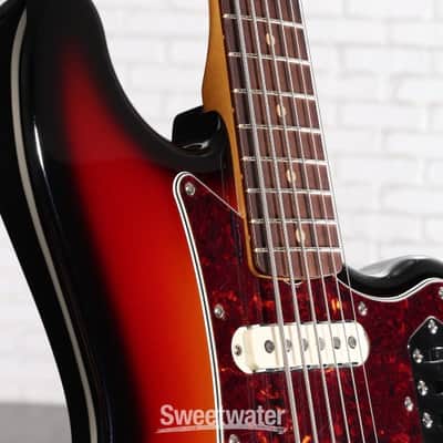Fender Vintera III Early '60s Bass VI 6-string Electric Bass Guitar - 3-color Sunburst (Bass6V360RSBd1) image 3