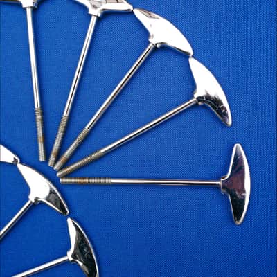 Sonor Teardrop Champion T-rods Tension Rods Bass Drum Lot of 10 Vintage image 3