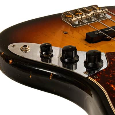 Fender Fretless Jazz Bass 3-Tone Sunburst (Pre-Owned, 1972, VG+) #350058 image 6