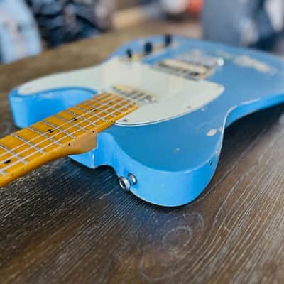 Fender Modern Player Plus Telecaster - Relic’d Blue image 6