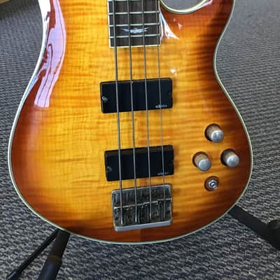 Schecter Omen Extreme-4 Active 4-String Bass 2010s - Vintage Sunburst image 3