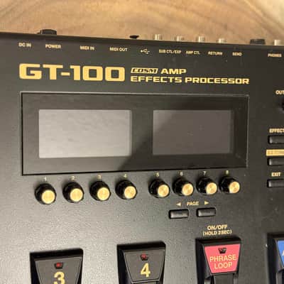 Boss GT-100 Version 2.0 Guitar Effects Processor 2014 - Present - Black image 3