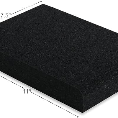 Studio Monitor Isolation Pads for 5 Inch Monitors, Pair of Two High Density Acoustic Foam image 4