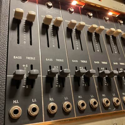 Ace Tone VM-80 6-channel powered microphone mixer with spring reverb 1970s image 4