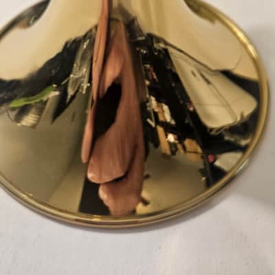 Mendini By Cecilio Bb Trumpet - Brass, Gold Trumpets w/Instrument Case, Cloth, Oil image 6