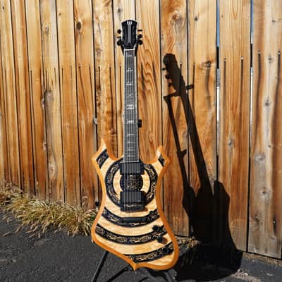 Wylde Audio Nomad Norse Dragon Raw Top 6-String Electric Guitar image 2