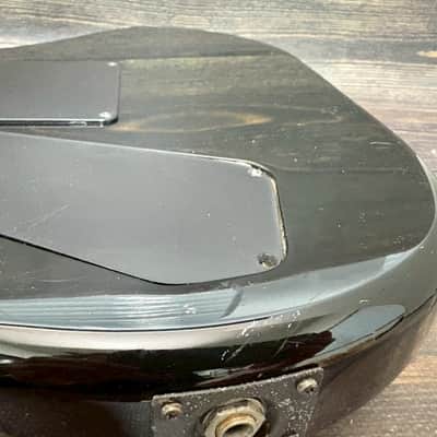 80s KRAMER LK-1B Body Black 1H w/Plate and Genuine Bridge Made in Japan image 15