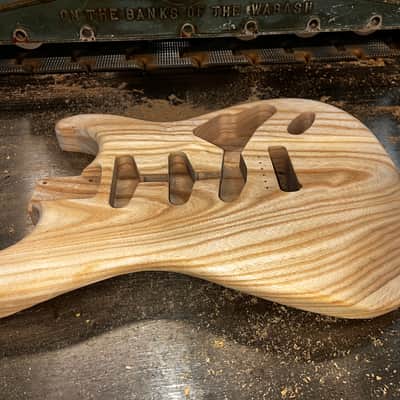 Super Strat Body-Northern Swap Ash 5.150 pounds image 4