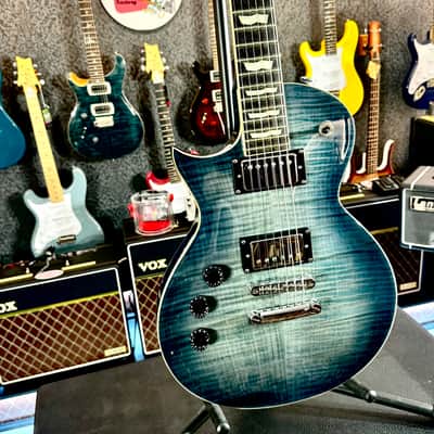 ESP LTD EC 256FM CB ZURDO / LEFTY/ GAUCHER - COBALT BLUE image 7