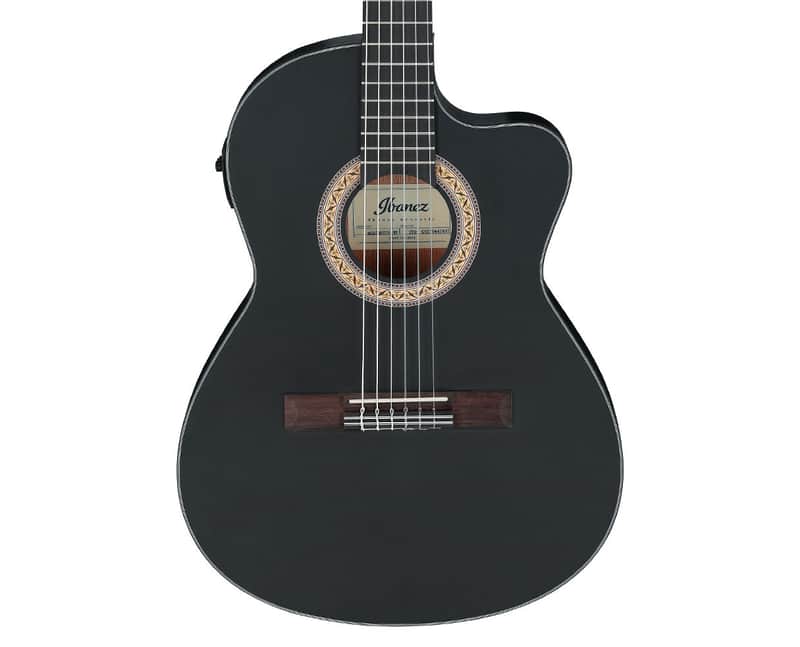 Used Ibanez GA5MHTCE Classical A/E Guitar - Weathered Black Open Pore image 1