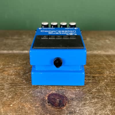 Boss CS-3 Compression Sustainer (Silver Label) 1997 - Present - Blue image 6
