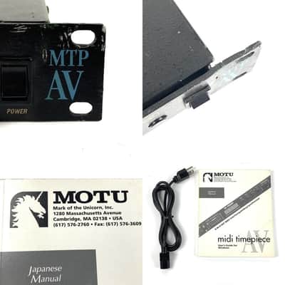 MOTU MIDI Timepiece MTP AV MIDI Interface 2000s - Black - TGHM image 9