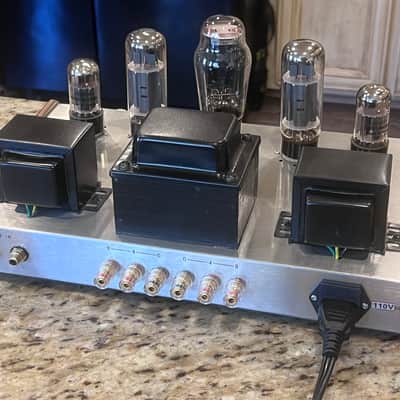 Douk Audio EL34 Hifi Stereo Tube Amplifier 2024 - Silver image 10