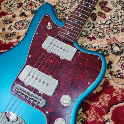 *NEW IN BOX* 2023 Fender Japan FSR Hybrid II Jazzmaster Satin Ocean Turquoise Metallic with Matching Headstock, MIJ JD23 image 8