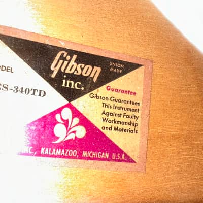 Gibson ES-340 1970 Natural with natural case!Pro Refret – 335-Style Tune-O-Matic Setup image 14