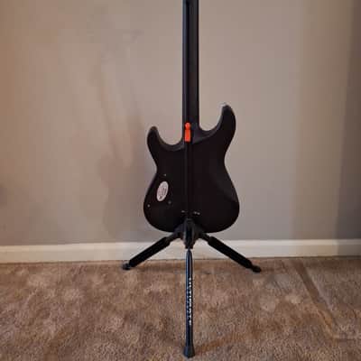 Schecter C-1 Platinum 2024 - Satin Black with GS-100+ Guitar Stand image 3