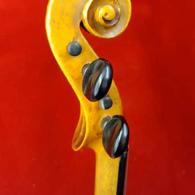 German Stradavarius Copy of 1737 4/4 Violin Antique Vintage Violin 1890-1920 - Medium Brown Varnish image 5