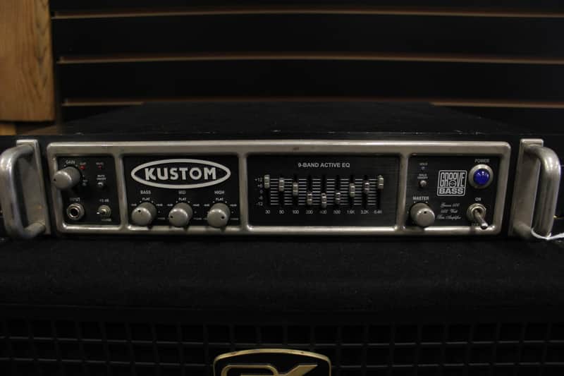 KUSTOM Groove 600HD Bass ヘッドアンプ Kustom Groove 600HD Bass Head Amp- 600 watts | Reverb