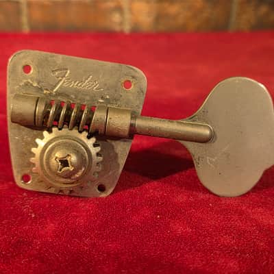 Vintage Late '60s/Early '70s Fender Bass Tuners Nickel image 3