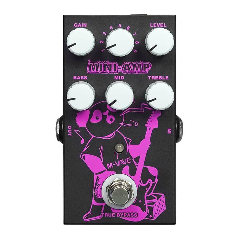 M-vave MINI-AMP Pre-amp Simulation Effect Pedal 9 Classic Amp Effects,price include the import duty for US buyer image 1