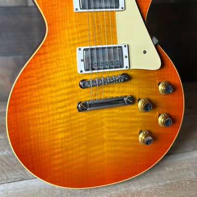 Gibson Custom 1960 Les Paul Standard Reissue, VOS 8.15 LBS!! - Tangerine Burst 06037 image 2