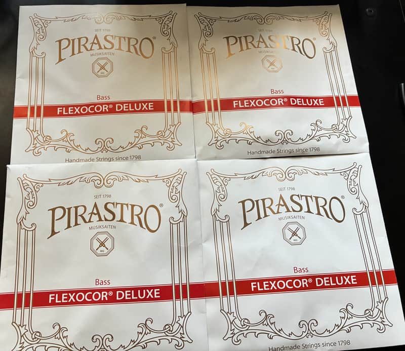 Pirastro Pirastro Flexocor Deluxe Orchestra Guage Upright bass strings (Execellent) 2026 image 1