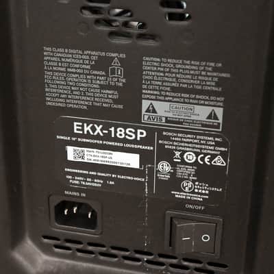 Electro-Voice (EV) EKX-18SP 1300W 18" Powered Subwoofer CG013H4 *ASK FOR SHIPPING* image 8
