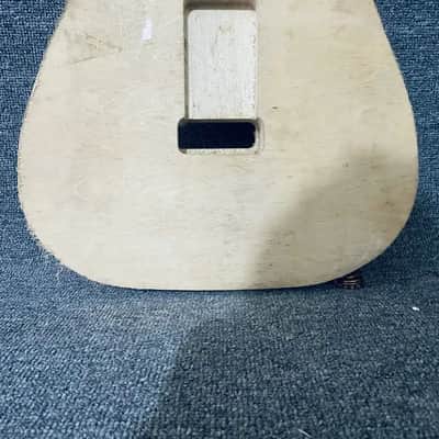 Unfinished Stratocaster Strat Style Basswood Guitar Body with 2 Point Bridge Mount image 5