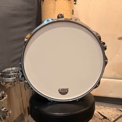 Sonor Prolite 6X14 Nussbaum Satin Hella Die Cast Hoops Snare Drum image 5