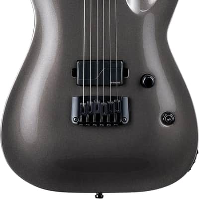 ESP LTD MT-I Mick Thomson Signature Electric Guitar, Ebony Fingerboard, Obsidian Metallic image 1