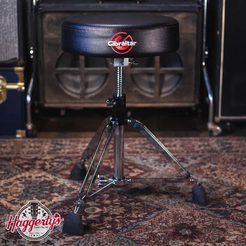 Gibraltar 9608 Round Vinyl Seat Throne - Used image 1