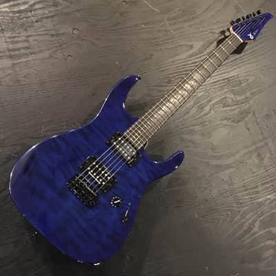 RY Guitar Custom Order Model Quilt Maple 2H 24H Royal Blue image 1