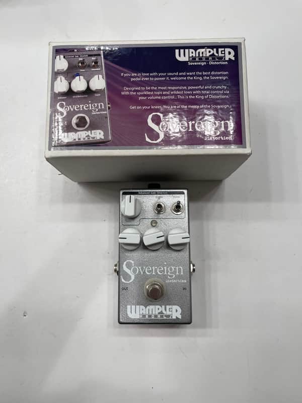 Wampler Sovereign V1 Distortion Booster Boost Guitar Effect Pedal + Original Box image 1