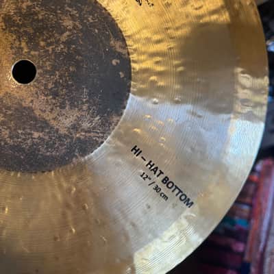 Diril 12” Nomad Series Turkish Hi hats 2020-present - Hand Hammered Raw Bell Brilliant image 5