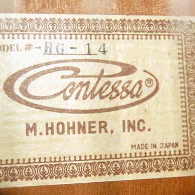 Hohner Contessa HG-14 Nylon String MIJ image 4