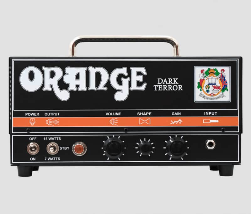 Orange Dark Terror 15-Watt High-Gain Tube Head image 1