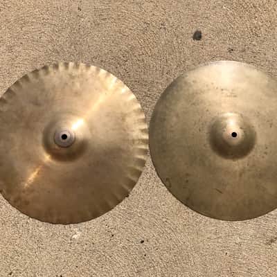 Paiste 15" Formula 602 "Pre-Serial" Sound Edge Hi-Hat Cymbals (Pair) 1967 - 1971