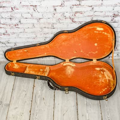 Guild - Semi-Hollow HSC - 1960s Thinline Semi-Hollow Electric Guitar HSC, Orange Inside - x1226 - VINTAGE image 8