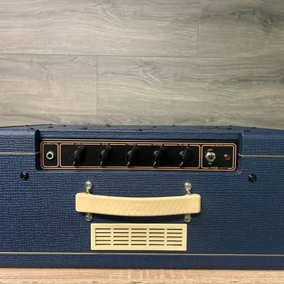 VOX AC10 Custom 10W 1x10 Limited-Edition Tube Guitar Combo Amp Blue/Cream AC10C1 #2492 image 8