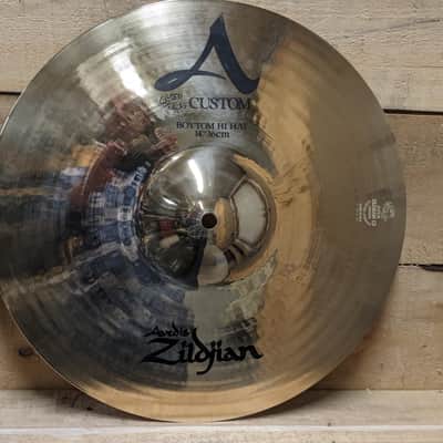Zildjian 14" A Custom Hi-Hat Cymbals (Pair) 1991 - Present - Brilliant image 9