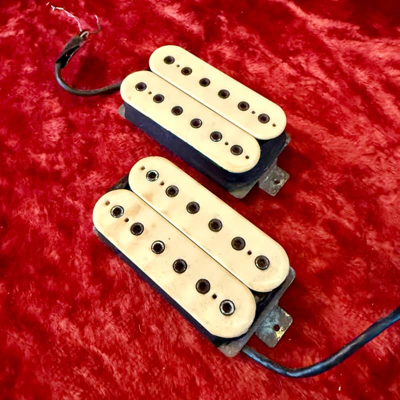 DiMarzio Super Distortion PAF Humbucker pickups 1978 1980- Double cream original vintage USA image 1