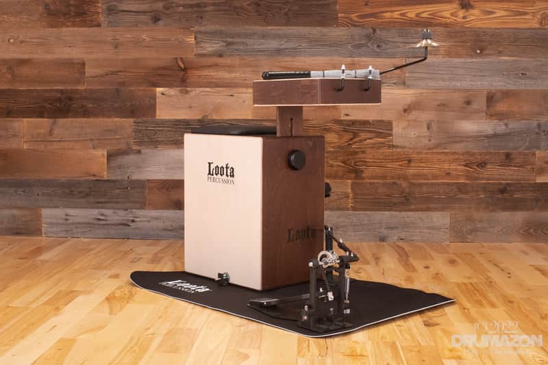 LOOTA PERFORMER DRUM KIT BUNDLE, COCOA BEAN, WITH RIGHT FOOT PEDAL image 1