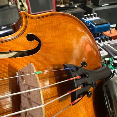 Samuel Eastman VL 100 1/4 Violin Crack Repaired By Brann Guitar Works image 7