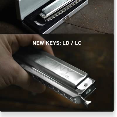 Seydel Saxony Solo Chromatic Harmonica, Key of Low D. New with Full Warranty! image 6