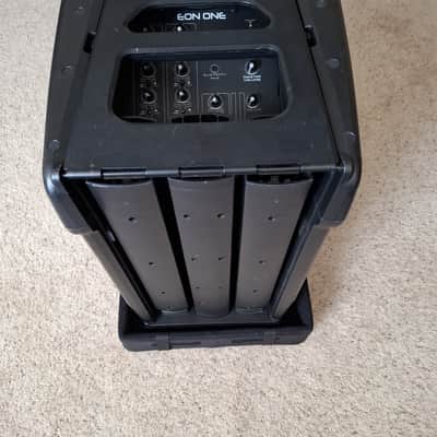 JBL EON ONE Portable Bluetooth PA System Including Rolling Base Speaker Transporter + Cover + Mic Cable + Gibson Gtr Cable image 9