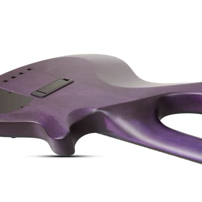 Schecter C-4 GT Bass LH Satin Trans Purple image 6
