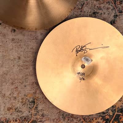 PETER ERSKINE’s HIHATS! Zildjian New Beat 14” Hihats 1073 1331 g Belonged to and Signed By Erskine! Sound Awesome image 6
