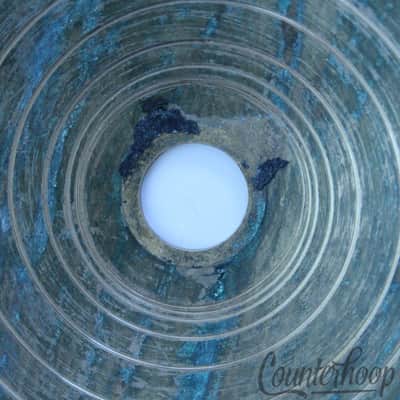 *Soultone 16"Vintage Old School Hi-Hats Cymbals Set B20 Hand Hammered Pair Dark* image 6